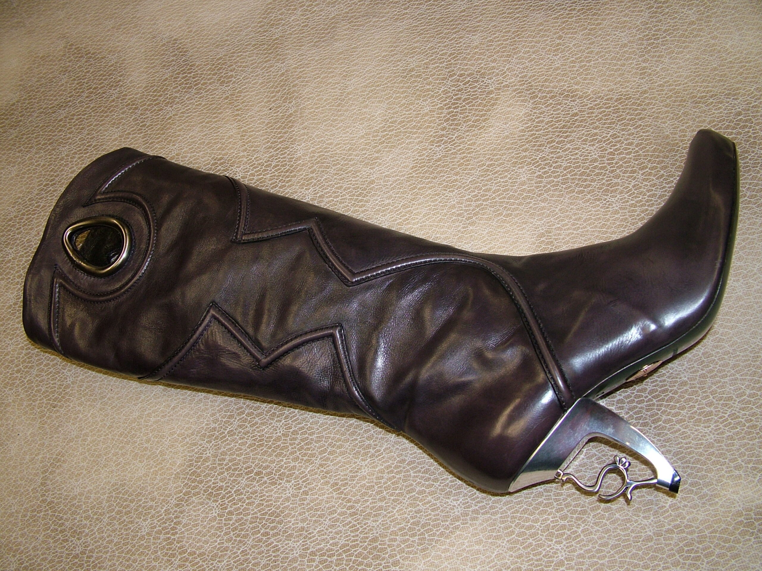 Factory Archive custom made solid metal heel