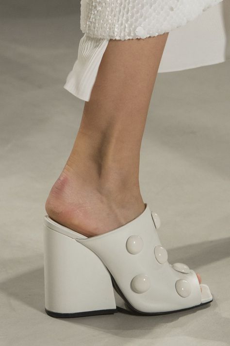 KRIZIA beaded upper and custom made heel