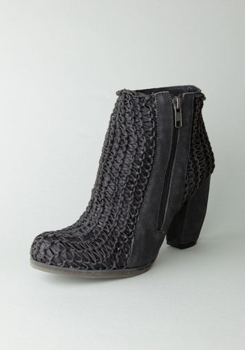 LD TUTTLE leather knitted upper
