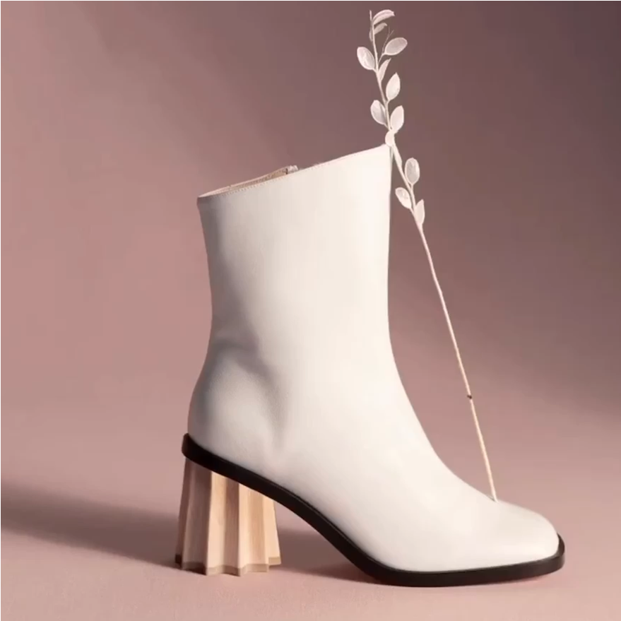 MLOUYE custom developed wooden heel