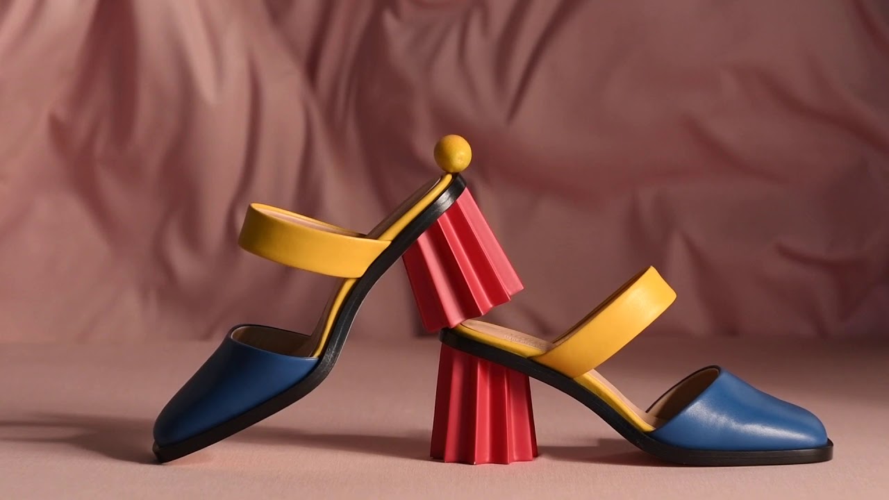 MLOUYE custom made pleated heel