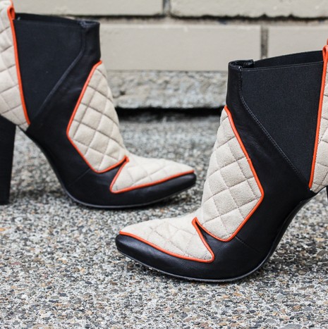 OHNE TITEL quilted bootie